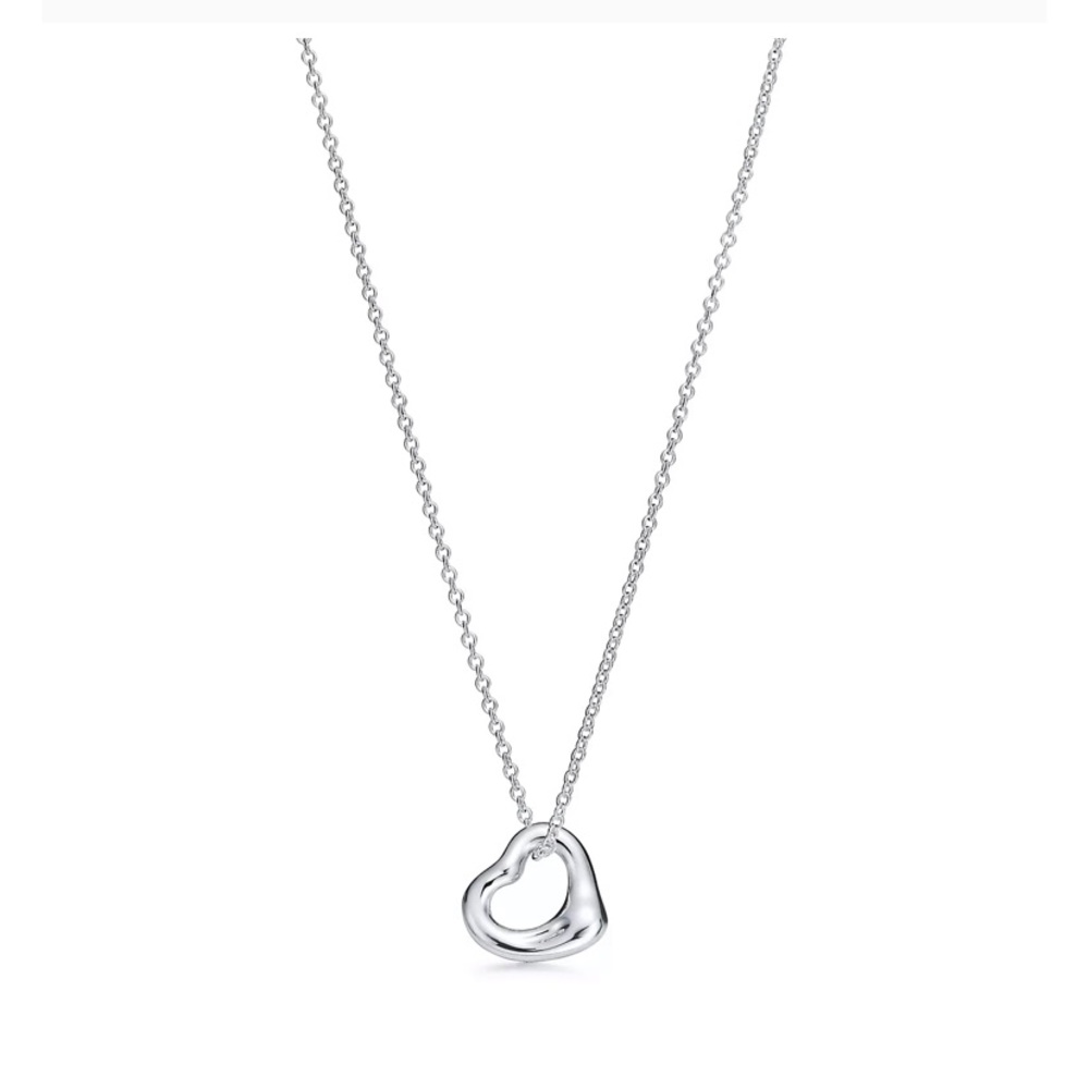 Tiffany and Co Peretti Open Heart Necklace